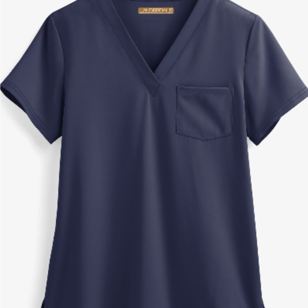 Lauderdale By UA Acacia Women's 1-Pocket Short Sleeve STRETCH Scrub Top- SZ M
